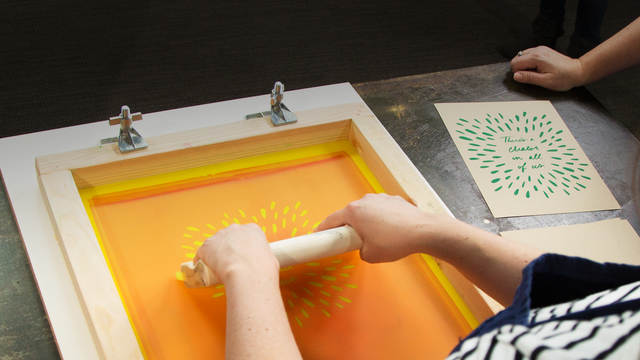 smART Class: Silk Screen Printing (Made Easy!)